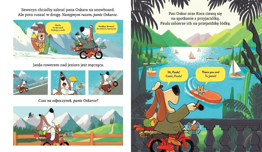 Pan Oskar na wakacjach / Wydawnictwo Zielona Sowa