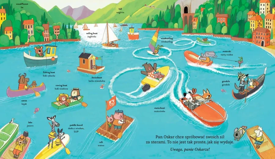 Pan Oskar na wakacjach / Wydawnictwo Zielona Sowa