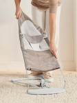 BABYBJORN - poszycie do leżaczka Balance Soft Mesh, Szary beż, biały