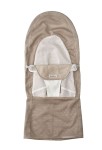 BABYBJORN - poszycie do leżaczka Balance Soft Mesh, Szary beż, biały
