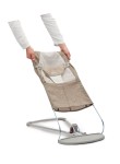 BABYBJORN - poszycie do leżaczka Balance Soft Mesh, Szary beż, biały