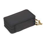 Potrójny piórnik – etui z wyposażeniem Unique, black / Lassig