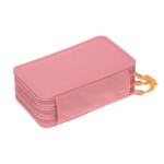 Potrójny piórnik – etui z wyposażeniem Unique, pink / Lassig