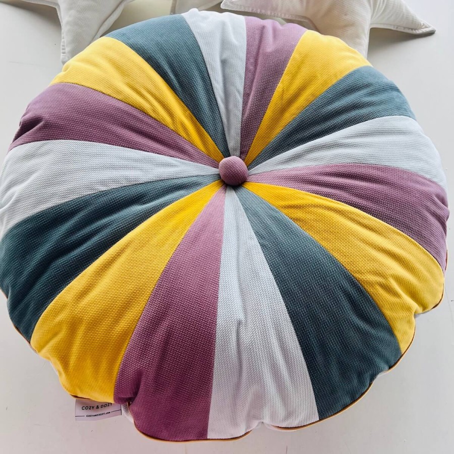 Pufa dla dzieci Rainbow Velvet / Cozy&Dozy