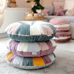 Pufa dla dzieci Rainbow Velvet / Cozy&Dozy