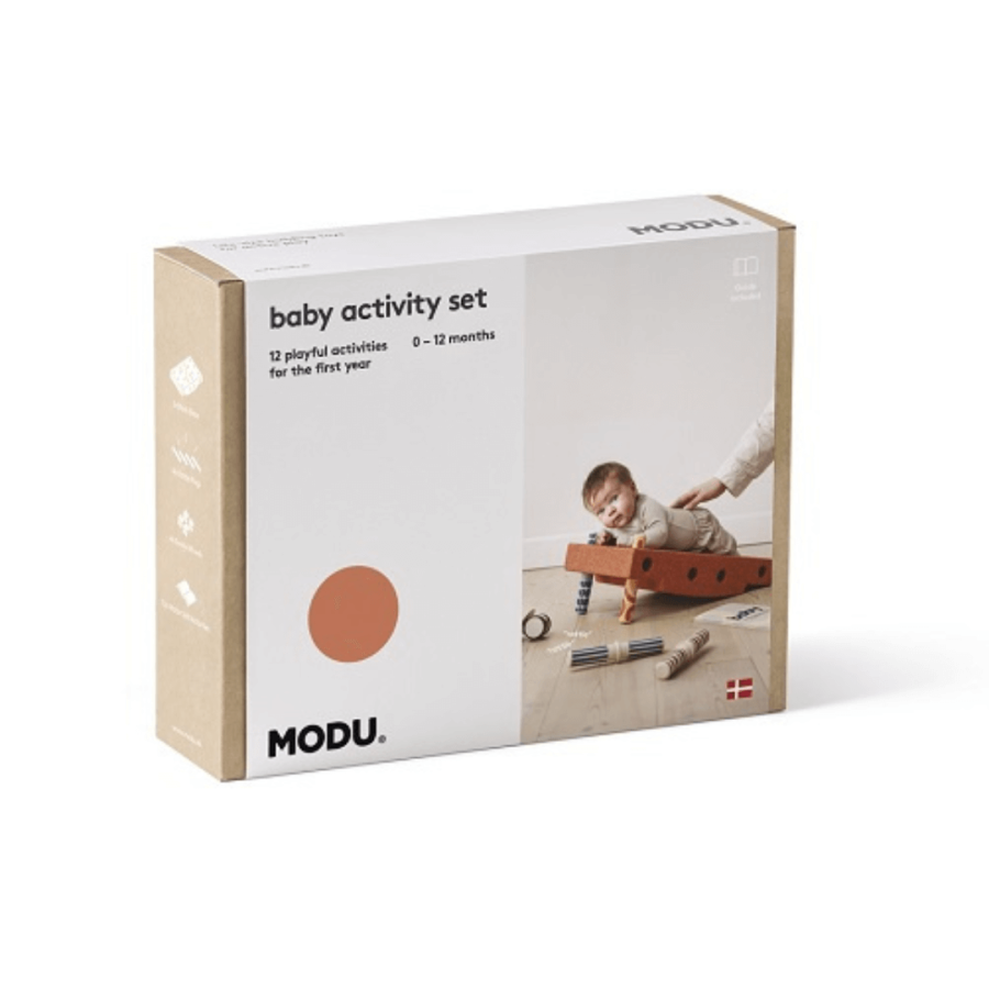 Zestaw baby activity set - Burnt Orange, Dusty Green / MODU