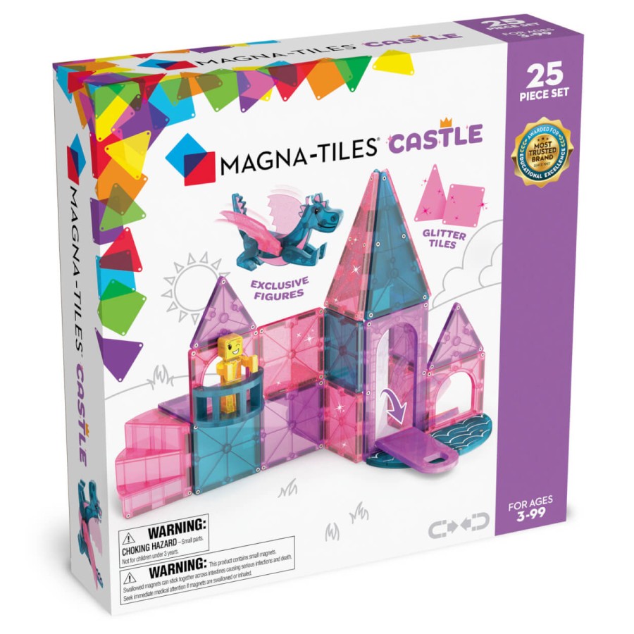 Klocki Magnetyczne Zamek 25 el. / Magna-Tiles