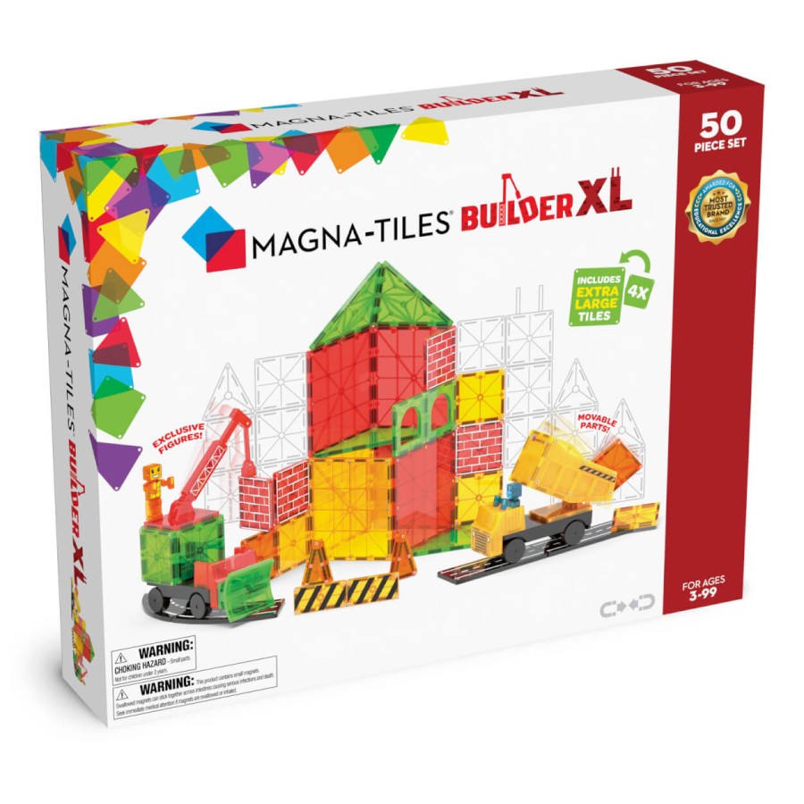 Klocki Magnetyczne Builder XL 50 el. / Magna-Tiles