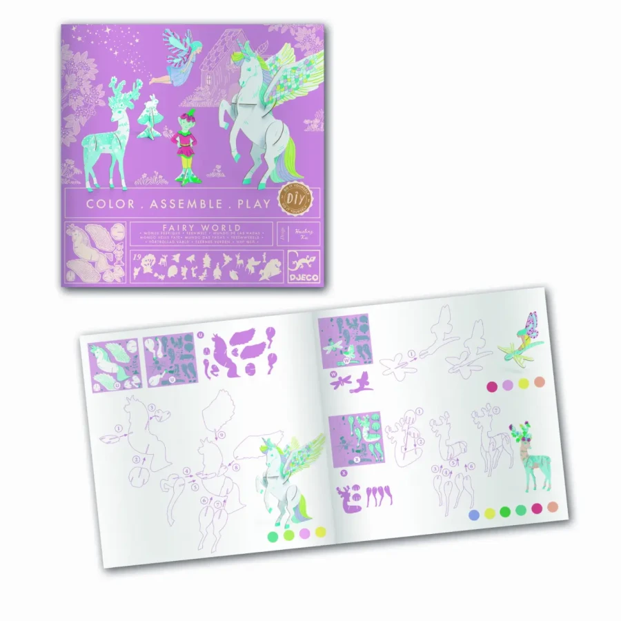 Zrób to sam - ZACZAROWANY ŚWIAT 5+ / Djeco