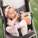 Tkaninowa kostka aktywizująca z listkiem i lusterkiem / LUDI