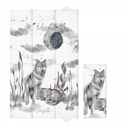 Składana mata do przewijania - Wolf moonlight / Babysteps