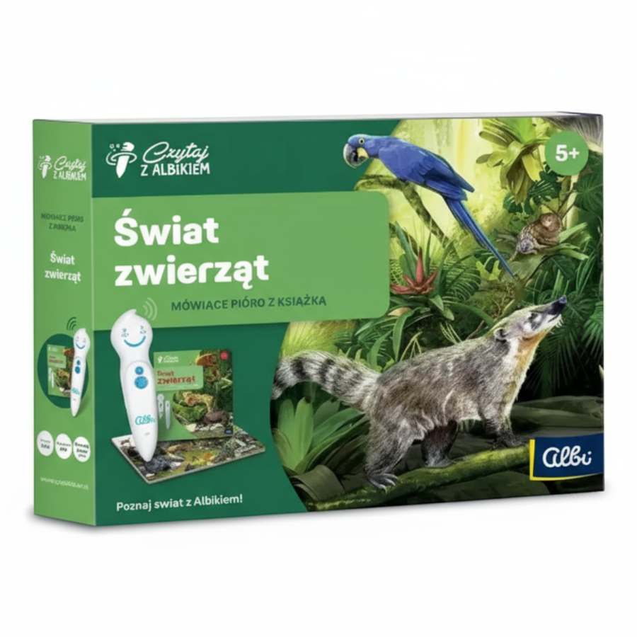 Zestaw Świat Zwierząt 5+ / Czytaj z Albikiem