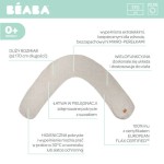 Ergonomiczna poduszka rogal dla kobiet w ciąży i karmiących Big Flopsy™, Linen natural / Beaba