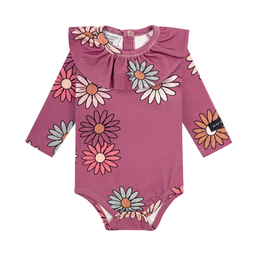 Body z falbanką - Flowers Heather / Dear Sophie