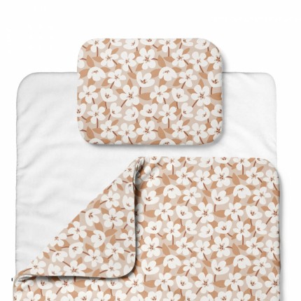 Pościel przedszkolaka z suwakami - Kwiaty / Babysteps