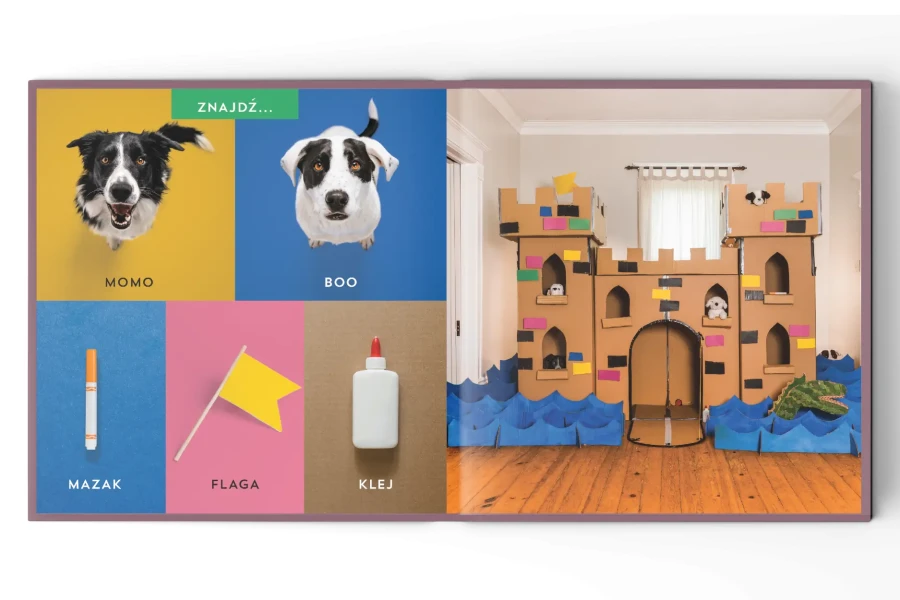 Gdzie jest Momo? W domu! / Wydawnictwo Api Papi