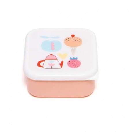 Zestaw 3 śniadaniówek lunchbox Skate boot / Petit Monkey