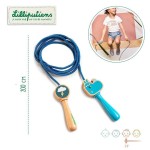 Skakanka z drewnianymi rączkami - Nosorożec Marius / Lilliputiens