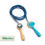 Skakanka z drewnianymi rączkami - Nosorożec Marius / Lilliputiens