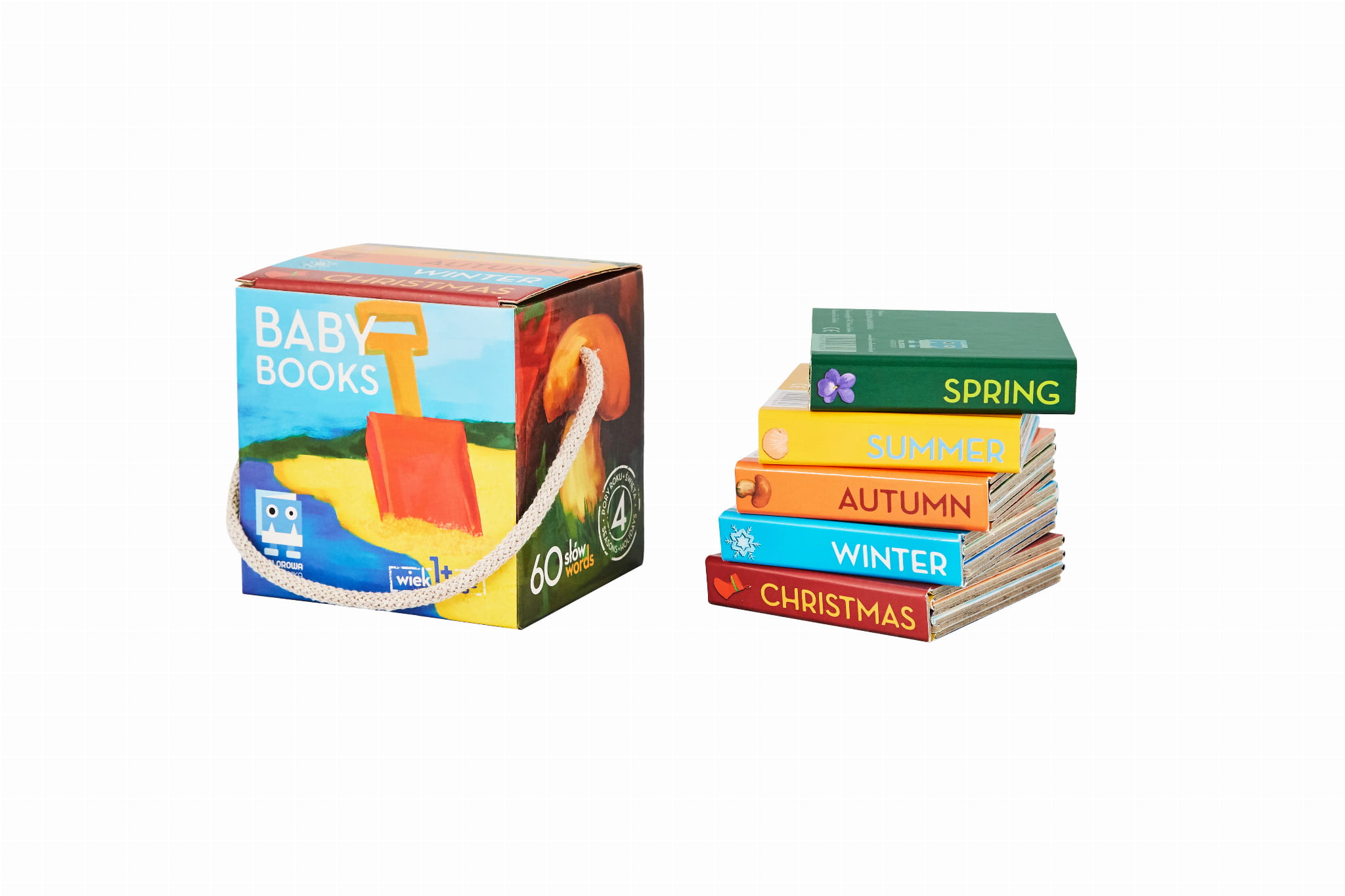 Pięć książeczek harmonijek i specjalny box