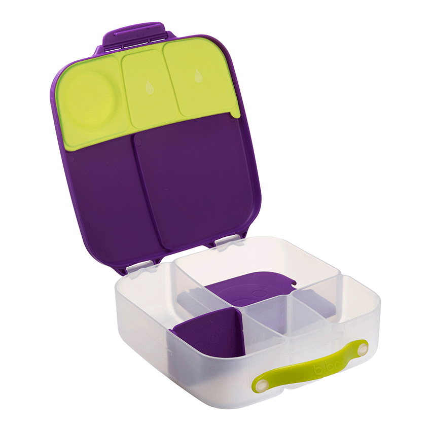 Fioletowo-zielony lunchbox