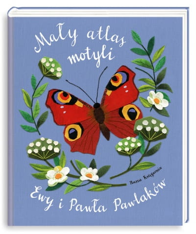 Mały atlas motyli z motylem na okładce