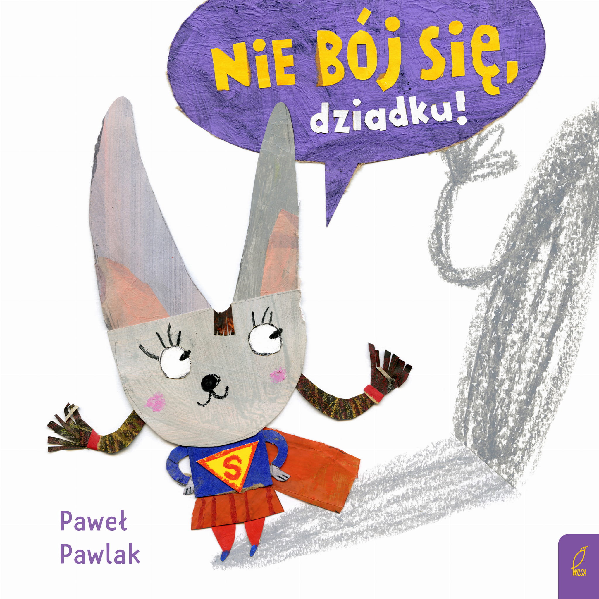 Okładka książki 0 dziewczynka, króliczka z warkoczami w stroju superbohaterki patrzy się w bok na kogoś i się uśmiecha