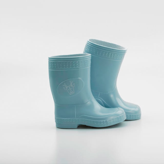 Błękitne kalosze z wizerunkiem jelonka