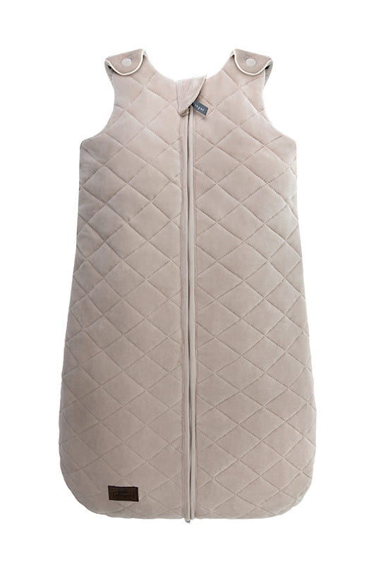 Welurowy piaskowy śpiworek