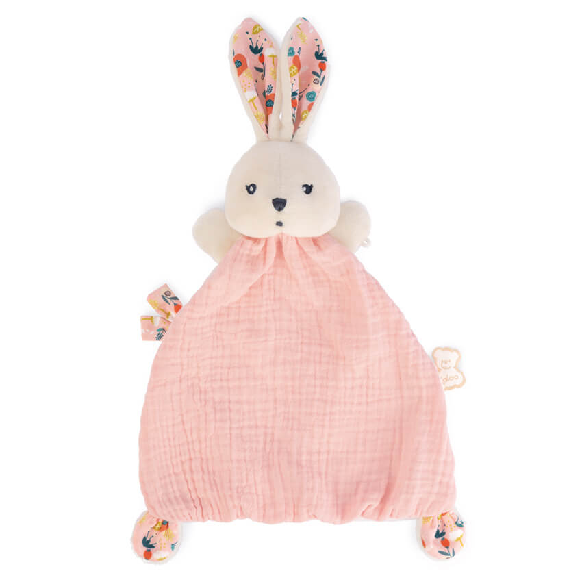 Kaloo K'Doux Doudou Lapin Coquelicot Rose Pâle - 20cm - Dès La Naissance